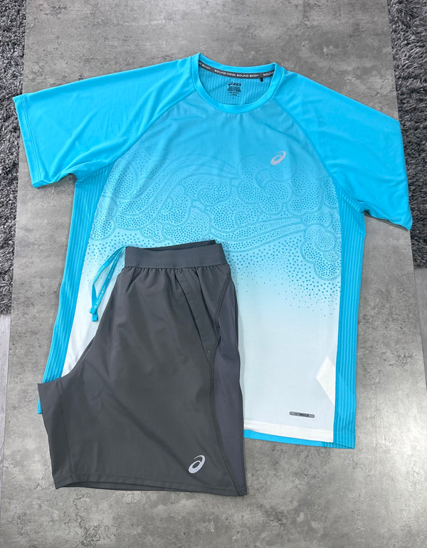 ASICS ROAD FADE SET - AQUA / CREAM / GREY