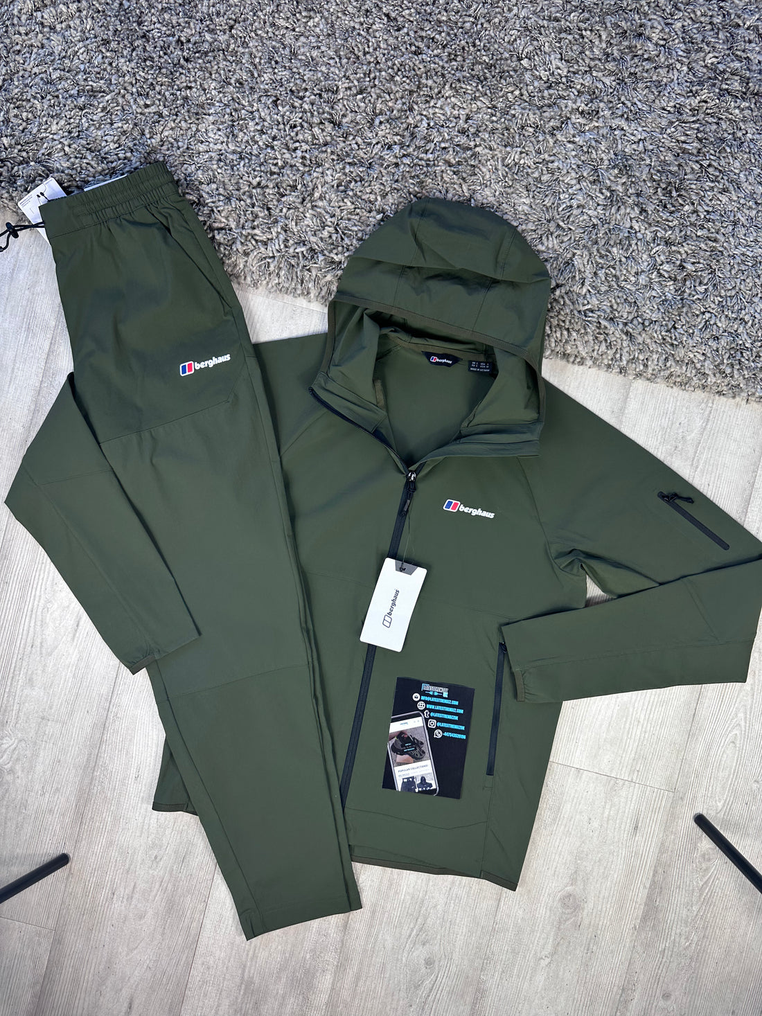 BERGHAUS THERAN 2.0 TRACKSUIT - KHAKI