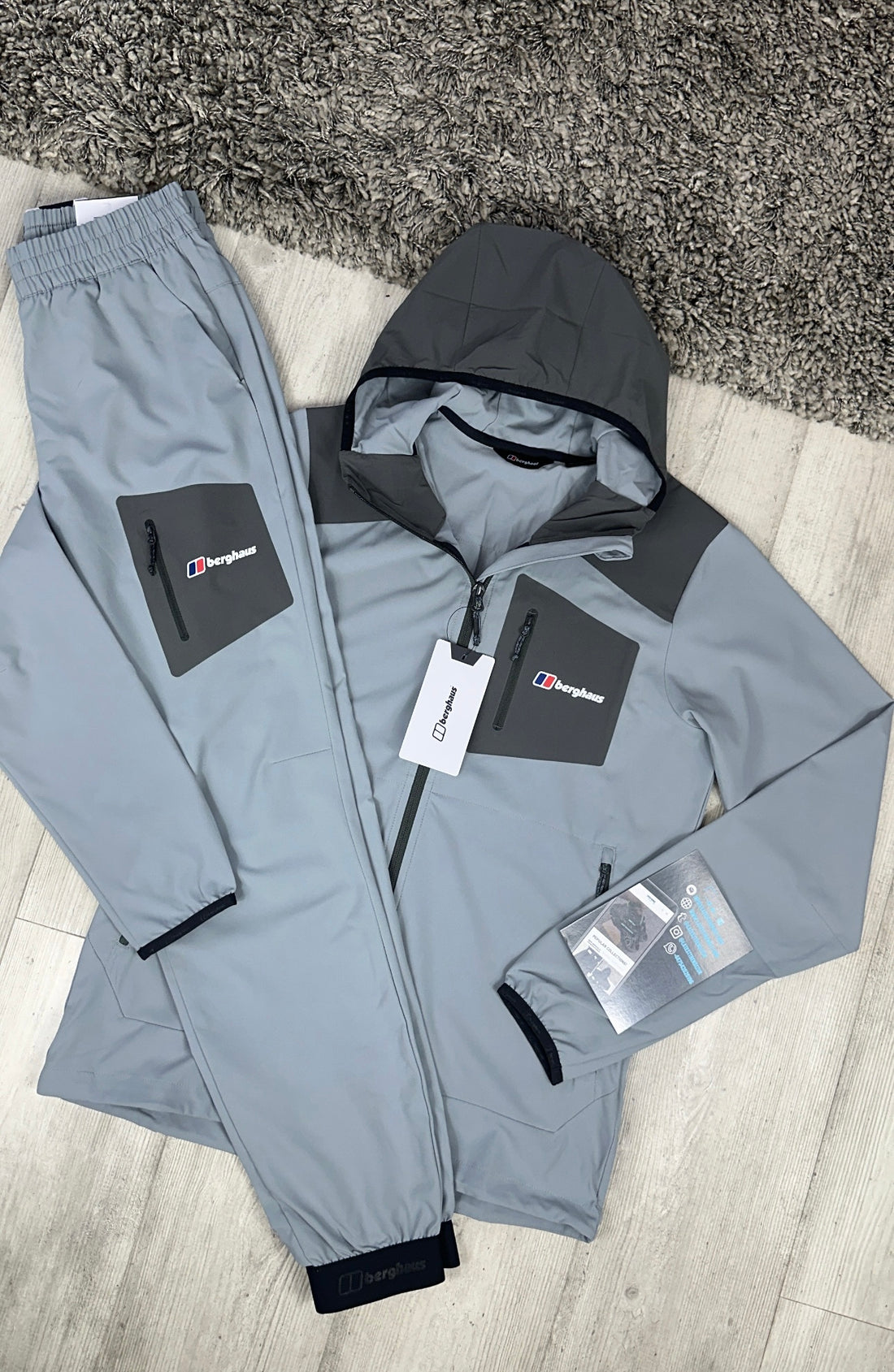 BERGHAUS TRACKSUIT - LIGHT GREY/DARK GREY