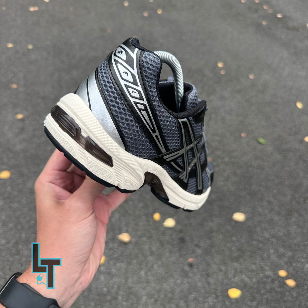 ASICS GEL TRAINERS - STEEL GREY / BLACK