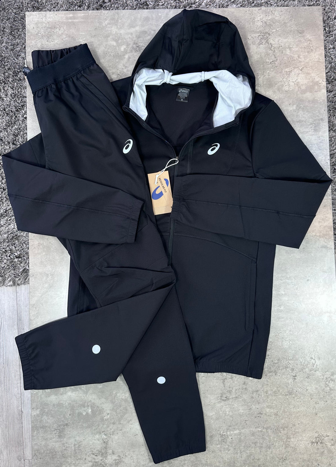 ASICS ROAD WINTER TRACKSUIT - BLACK