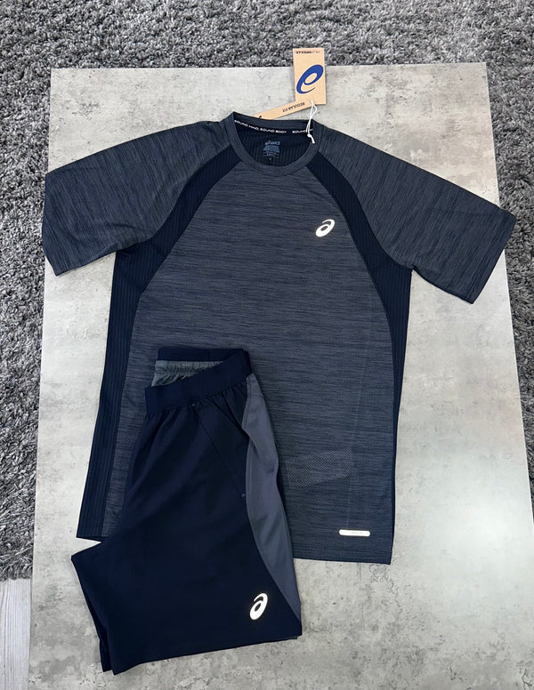 ASICS ROAD SET - BLACK / GREY