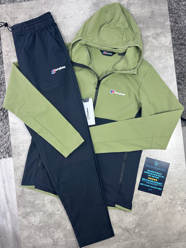 BERGHAUS THERAN TRACKSUIT - KHAKI/BLACK