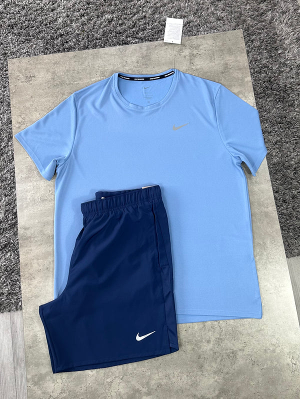 NIKE MILER SET - WORK BLUE / NAVY