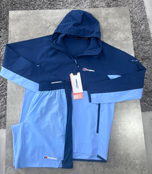 BERGHAUS THERAN SET - NAVY / SKY BLUE
