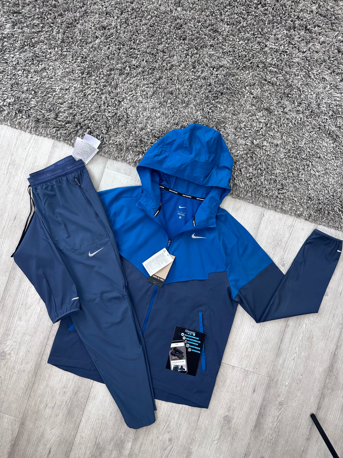 NIKE WINDRUNNER TRACKSUIT - COURT BLUE/NAVY