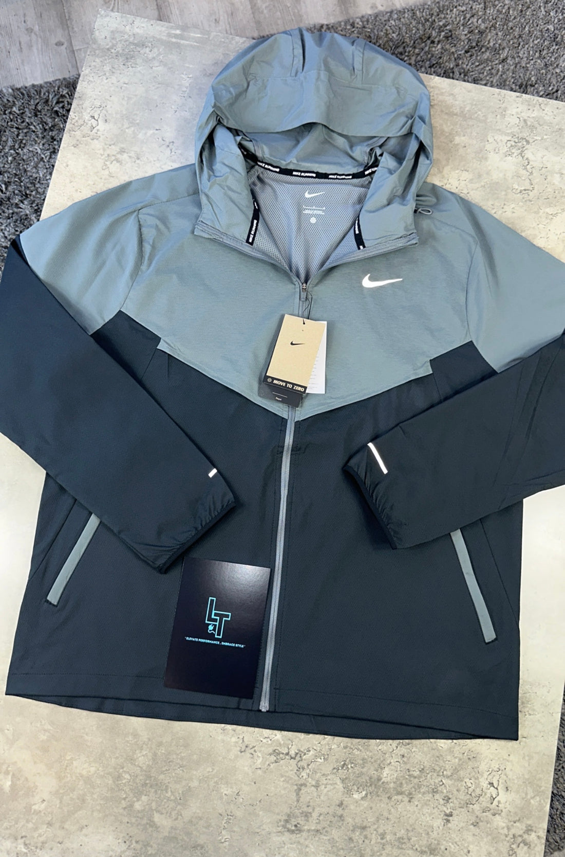 NIKE WINDRUNNER SET - BLACK/GREY