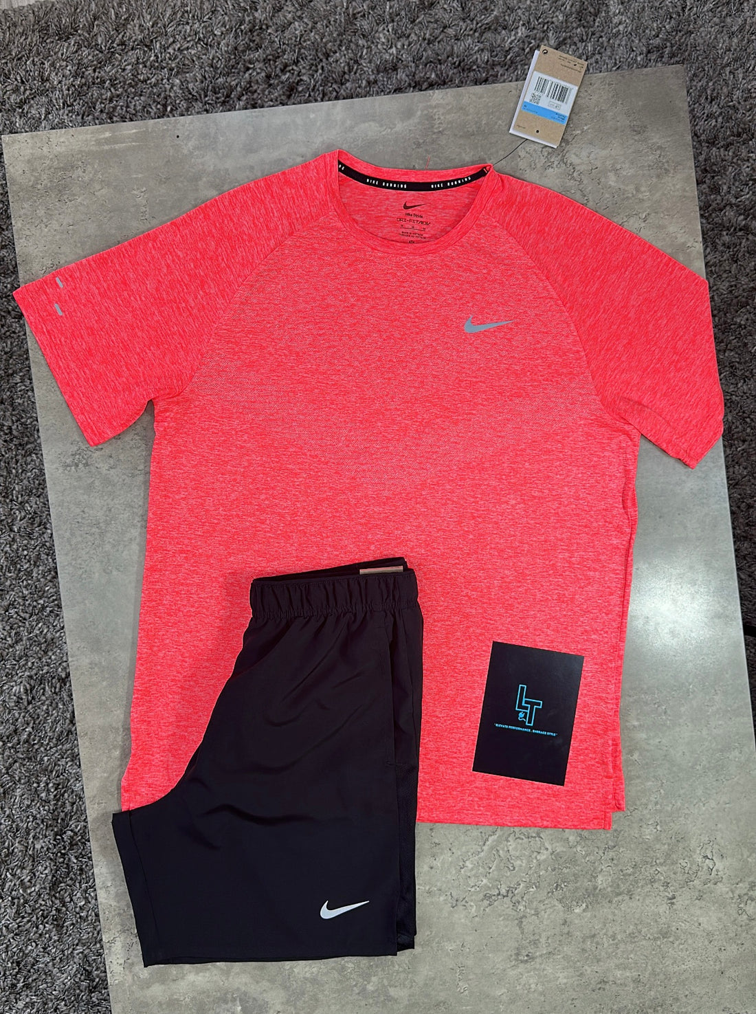 NIKE ADV STRIDE SET - CRIMSON/BLACK