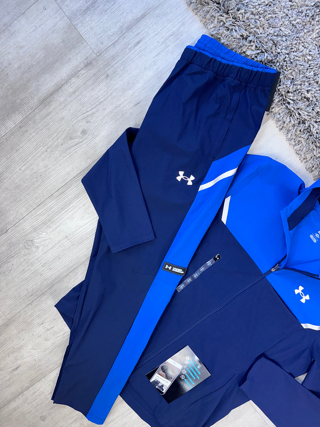 UNDER ARMOUR VANISH UTILITY TRACKSUIT - NAVY/ROYAL BLUE