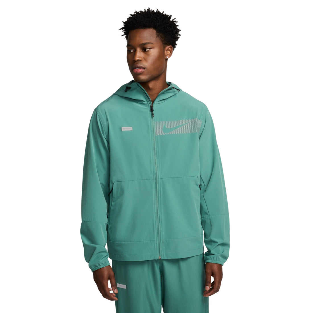 NIKE WOVEN FLASH JACKET - TEAL