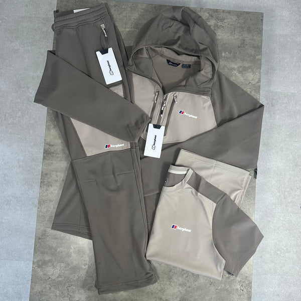 BERGHAUS FLEECE TRI TRACKSUIT - TAUPE