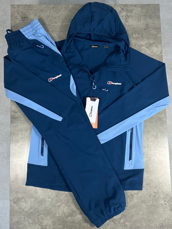 BERGHAUS WOVEN TRACKSUIT - NAVY / LIGHT BLUE