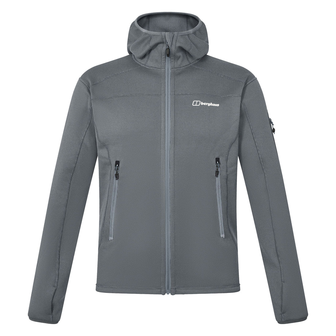 BERGHAUS Pravitale Mtn 2.0 Hooded Fleece Jacket - Grey