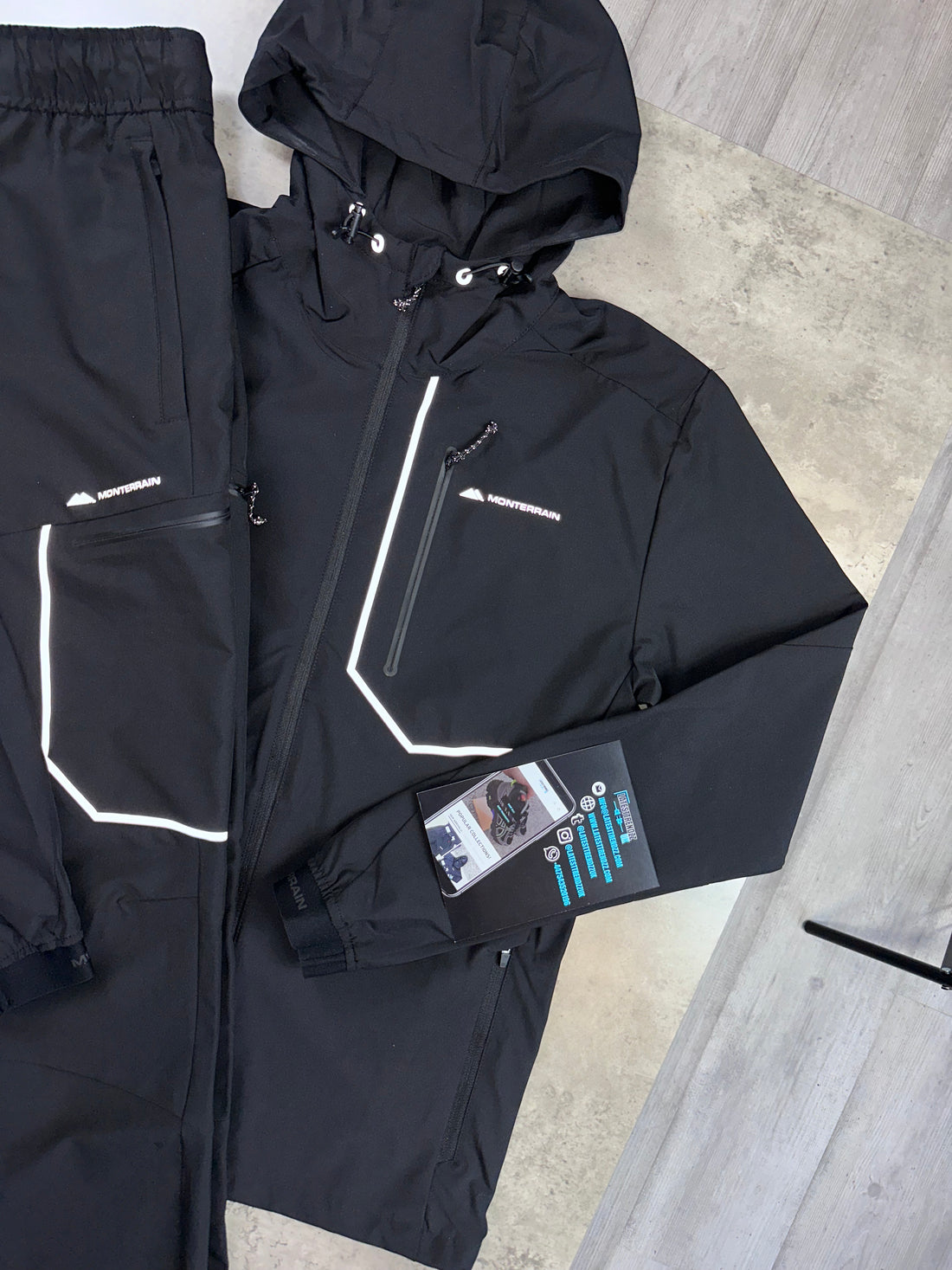 MONTERRAIN 3.0 TRACKSUIT - BLACK/REFLECTIVE