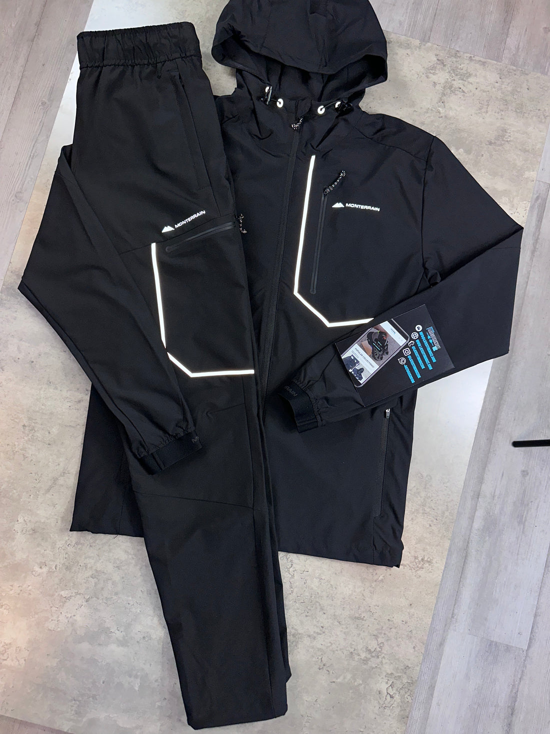 MONTERRAIN 3.0 TRACKSUIT - BLACK/REFLECTIVE