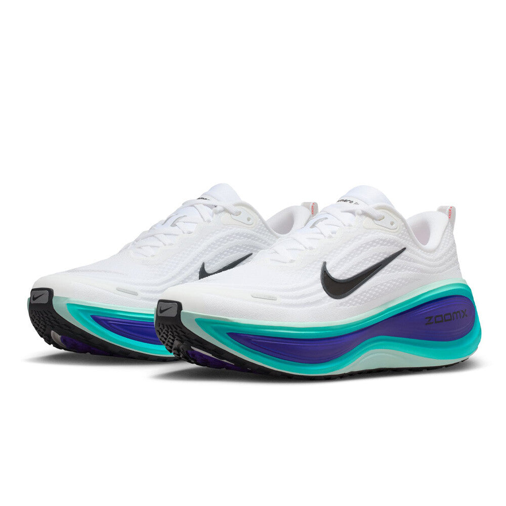 Nike Vomero Plus Men's Running Shoes - white / black / bright concord / hyper turquoise
