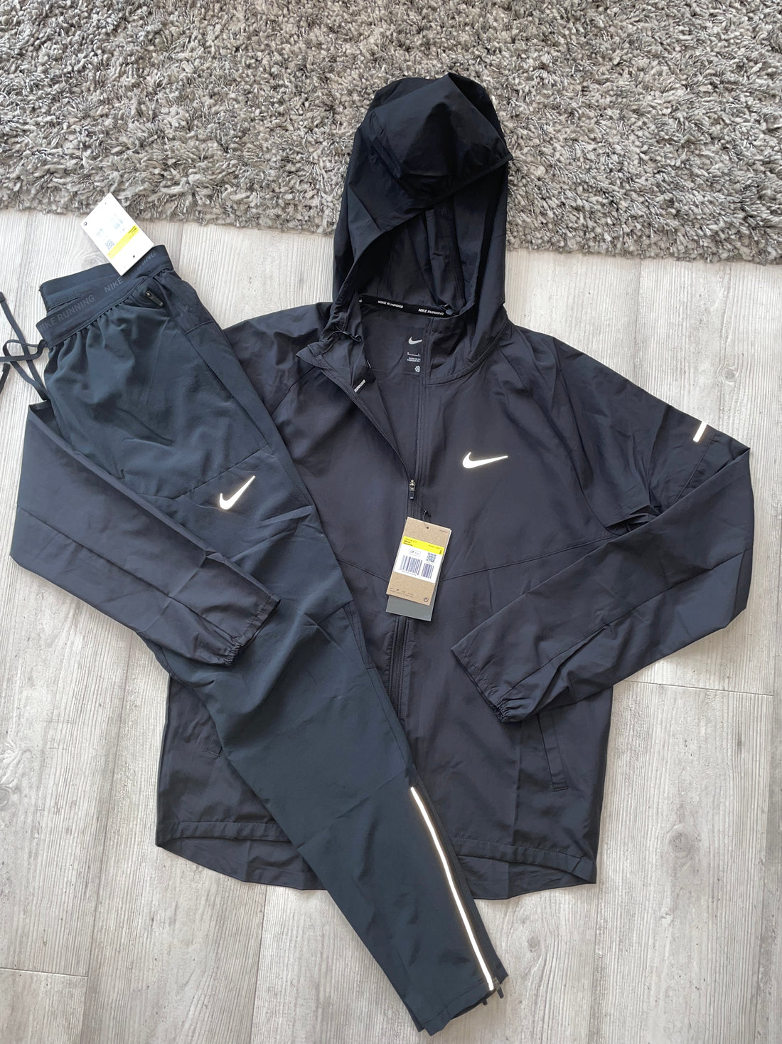 NIKE REPEL JACKET TRACKSUIT BLACK Latesttrendzzuk