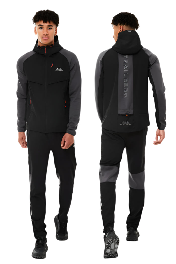 TRAILBERG RAPID DASH TRACKSUIT - BLACK