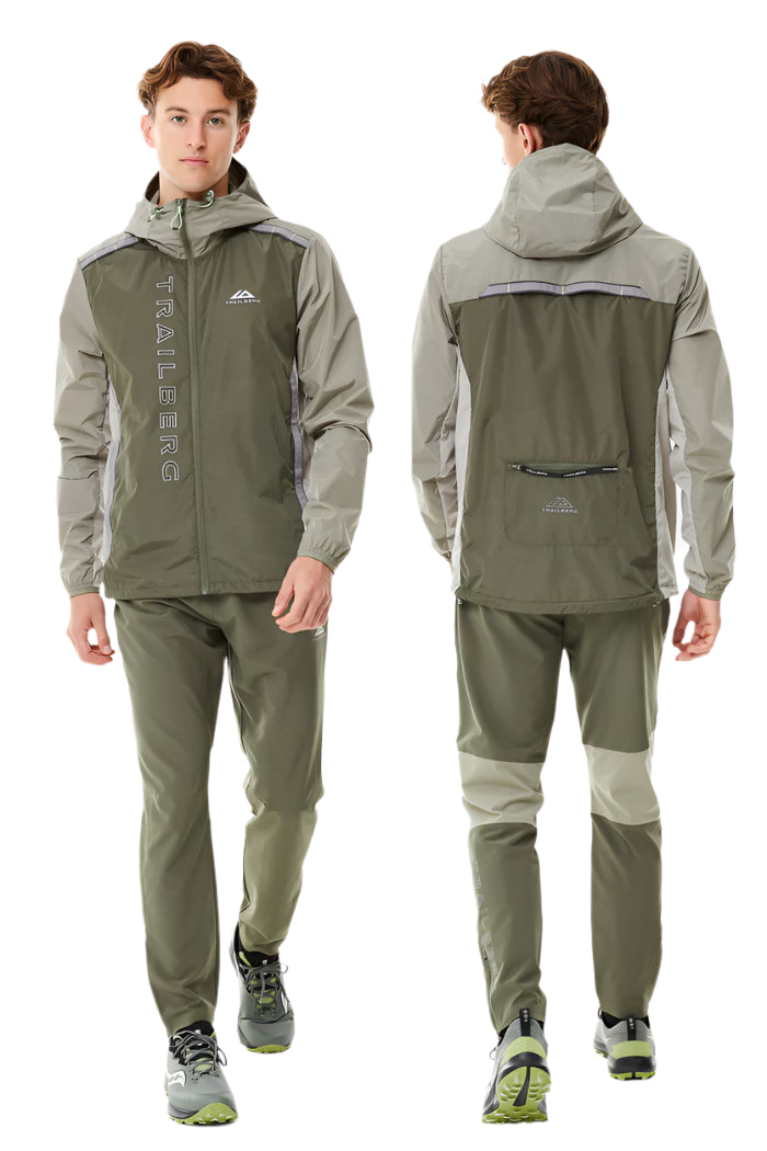 TRAILBERG TRIATHLON TRACKSUIT - KHAKI